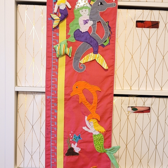 Mermaid under the sea kids growth size chart - Picture 5 of 9